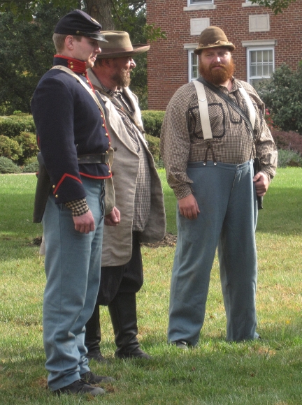 The Jacksons at the Battle of Liberty / Blue Mills Landing reenactment